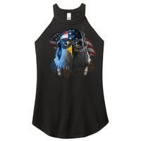 Freedom Fighter Bald American Eagle Women’s Perfect Tri Rocker Tank