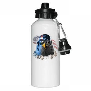 Freedom Fighter Bald American Eagle Aluminum Water Bottle