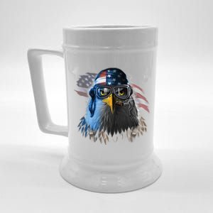 Freedom Fighter Bald American Eagle Beer Stein