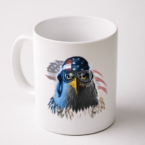 Freedom Fighter Bald American Eagle Coffee Mug