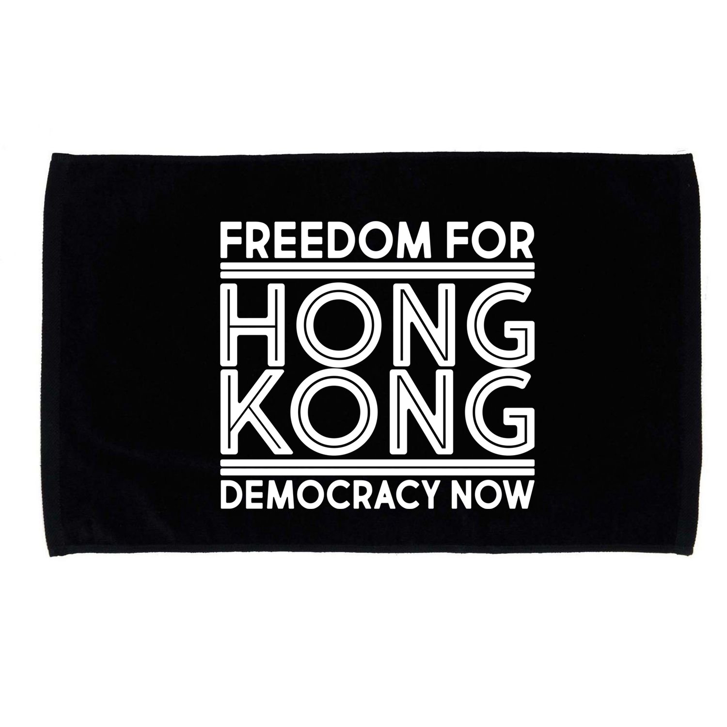 Freedom For Hong Kong Democracy Now Microfiber Hand Towel