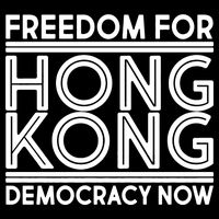 Freedom For Hong Kong Democracy Now Cropped Pullover Crew