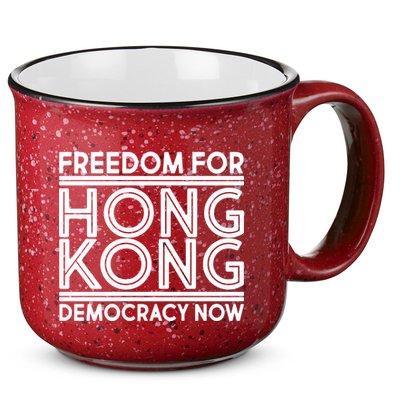 Freedom For Hong Kong Democracy Now 15oz Campfire Ceramic Mug