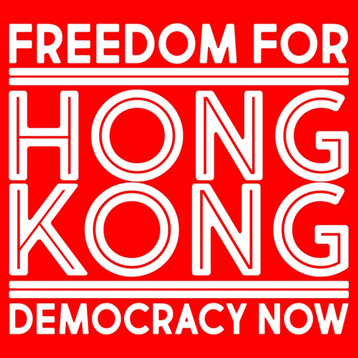 Freedom For Hong Kong Democracy Now Flatbill Hat