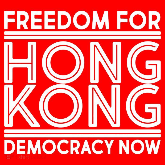 Freedom For Hong Kong Democracy Now Tank Top