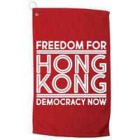 Freedom For Hong Kong Democracy Now Golf Towel
