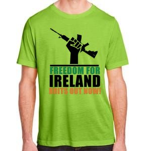 Freedom For Ireland Brits Out Now Adult ChromaSoft Performance T-Shirt