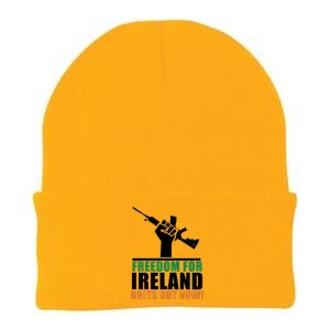 Freedom For Ireland Brits Out Now Knit Cap Winter Beanie