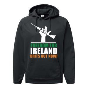 Freedom For Ireland Brits Out Now Performance Fleece Hoodie