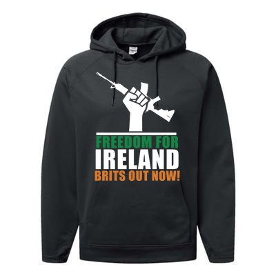 Freedom For Ireland Brits Out Now Performance Fleece Hoodie