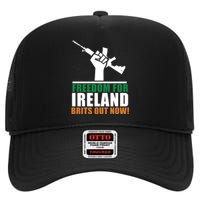 Freedom For Ireland Brits Out Now High Crown Mesh Back Trucker Hat