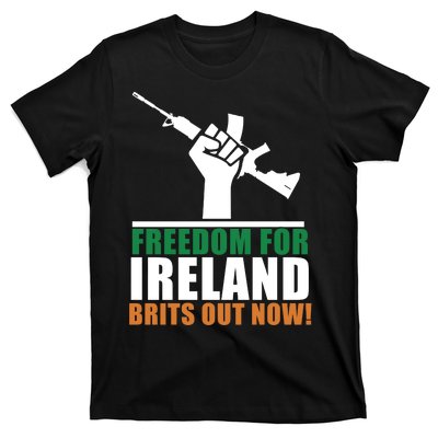 Freedom For Ireland Brits Out Now T-Shirt