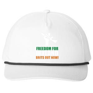 Freedom For Ireland Brits Out Now Snapback Five-Panel Rope Hat