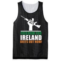 Freedom For Ireland Brits Out Now Mesh Reversible Basketball Jersey Tank