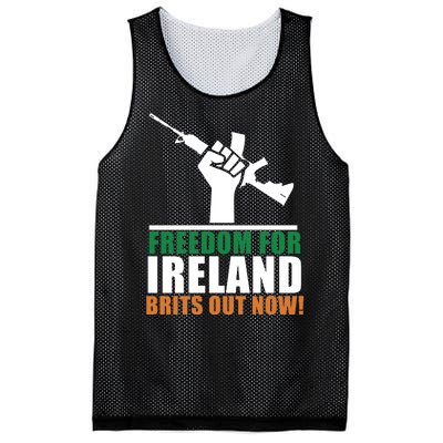 Freedom For Ireland Brits Out Now Mesh Reversible Basketball Jersey Tank