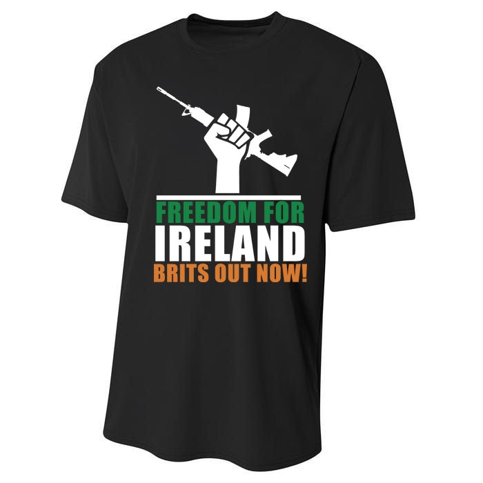 Freedom For Ireland Brits Out Now Performance Sprint T-Shirt