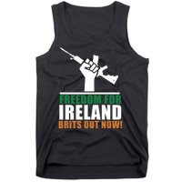 Freedom For Ireland Brits Out Now Tank Top