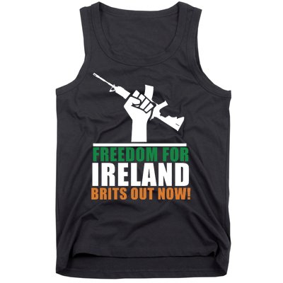 Freedom For Ireland Brits Out Now Tank Top