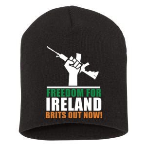 Freedom For Ireland Brits Out Now Short Acrylic Beanie