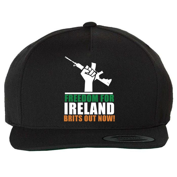 Freedom For Ireland Brits Out Now Wool Snapback Cap