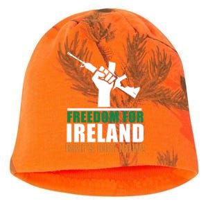 Freedom For Ireland Brits Out Now Kati - Camo Knit Beanie