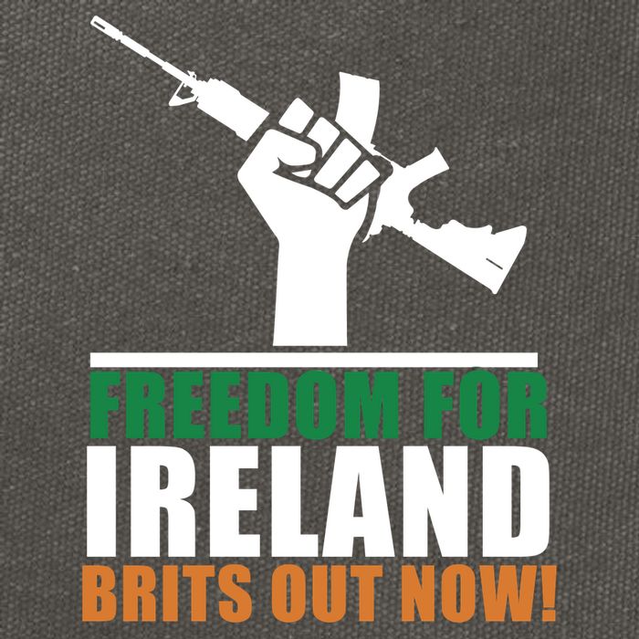 Freedom For Ireland Brits Out Now Cotton Canvas Backpack
