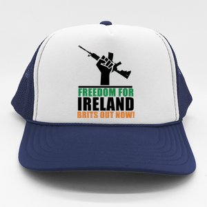 Freedom For Ireland Brits Out Now Trucker Hat