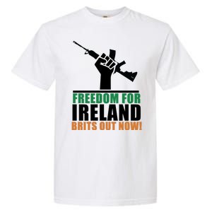 Freedom For Ireland Brits Out Now Garment-Dyed Heavyweight T-Shirt