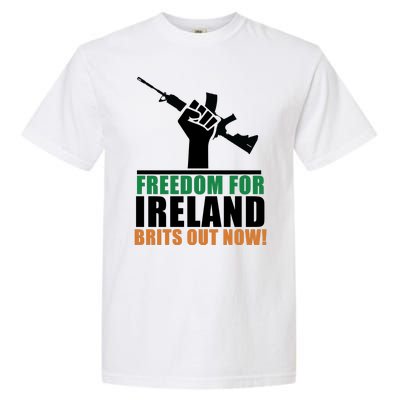 Freedom For Ireland Brits Out Now Garment-Dyed Heavyweight T-Shirt