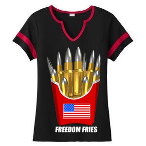 Freedom Fries Ladies Halftime Notch Neck Tee