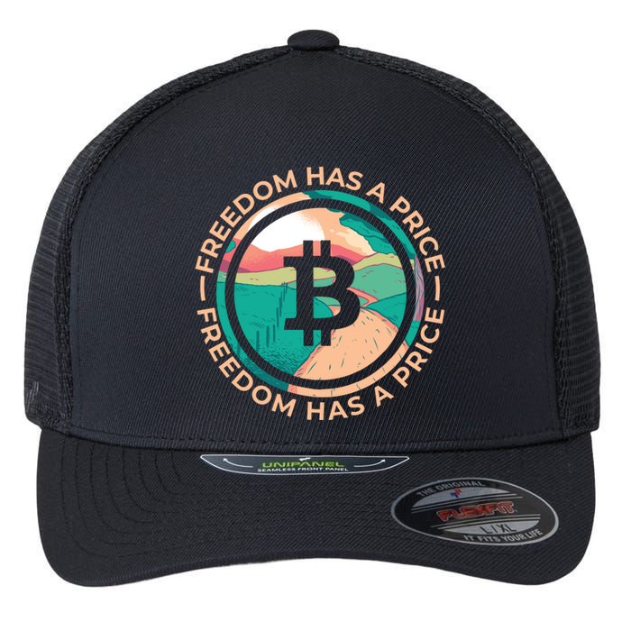 Freedom Has  Price Bitcoin Flexfit Unipanel Trucker Cap