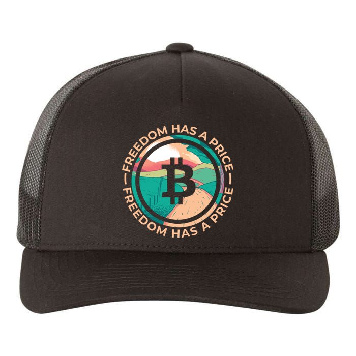 Freedom Has  Price Bitcoin Yupoong Adult 5-Panel Trucker Hat