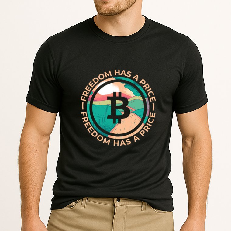 Freedom Has  Price Bitcoin Performance Shirt