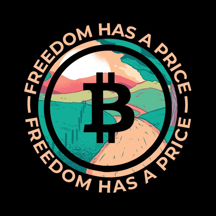 Freedom Has  Price Bitcoin Long Sleeve Shirt