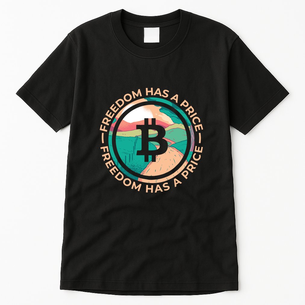 Freedom Has  Price Bitcoin Tall T-Shirt