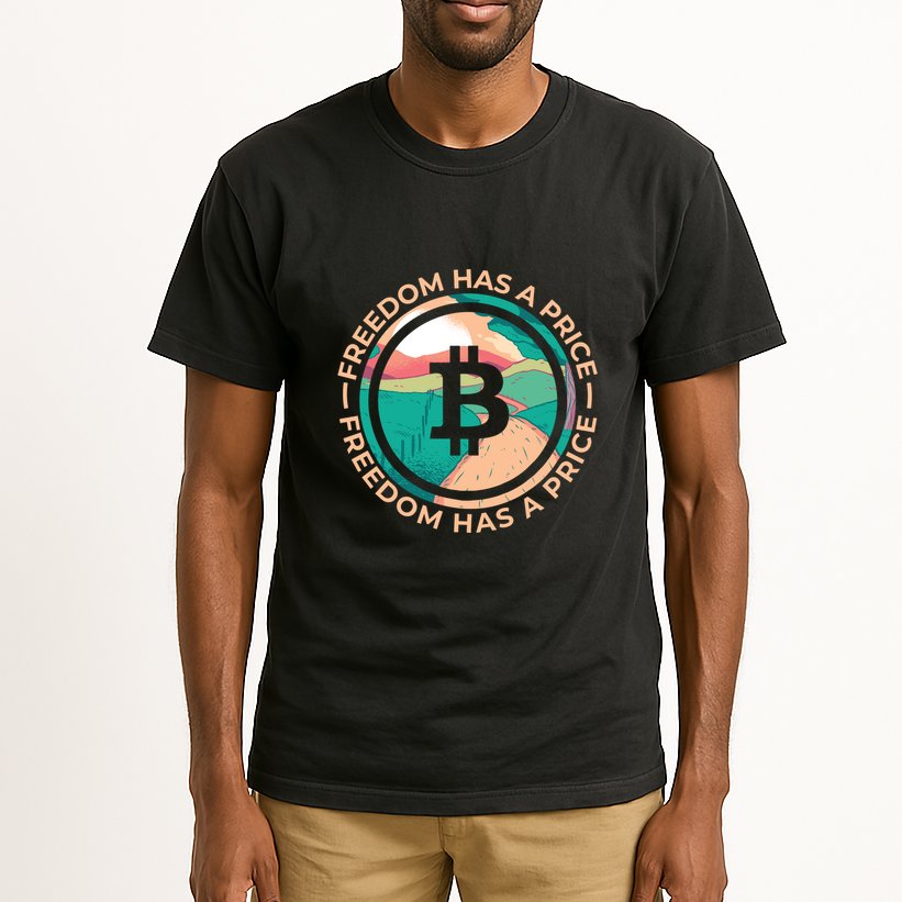 Freedom Has  Price Bitcoin Tall T-Shirt
