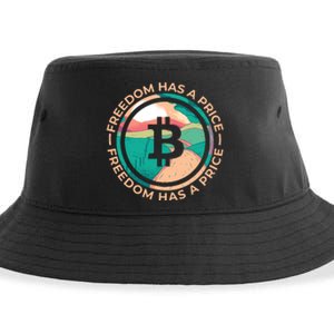 Freedom Has  Price Bitcoin Sustainable Bucket Hat