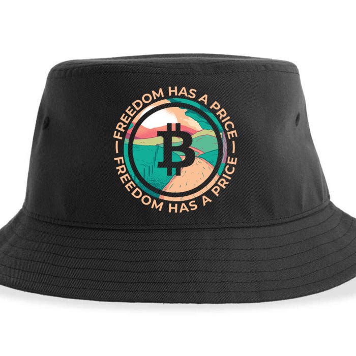 Freedom Has  Price Bitcoin Sustainable Bucket Hat