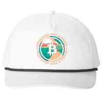 Freedom Has  Price Bitcoin Snapback Five-Panel Rope Hat