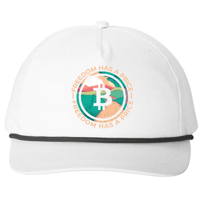 Freedom Has  Price Bitcoin Snapback Five-Panel Rope Hat