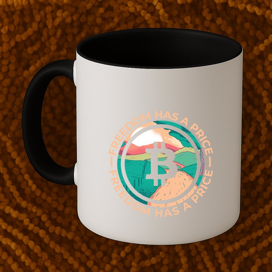 Freedom Has  Price Bitcoin Mug
