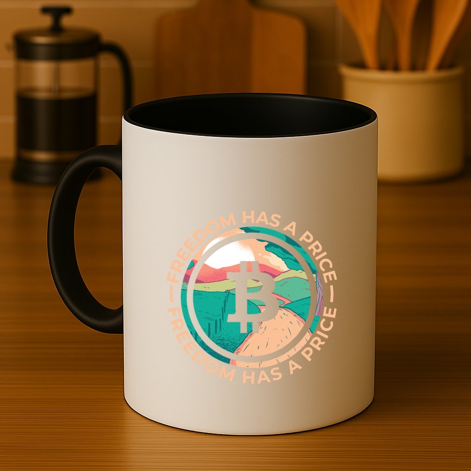 Freedom Has  Price Bitcoin Mug