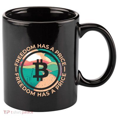 Freedom Has  Price Bitcoin 11oz C Handle Ceramic Mug