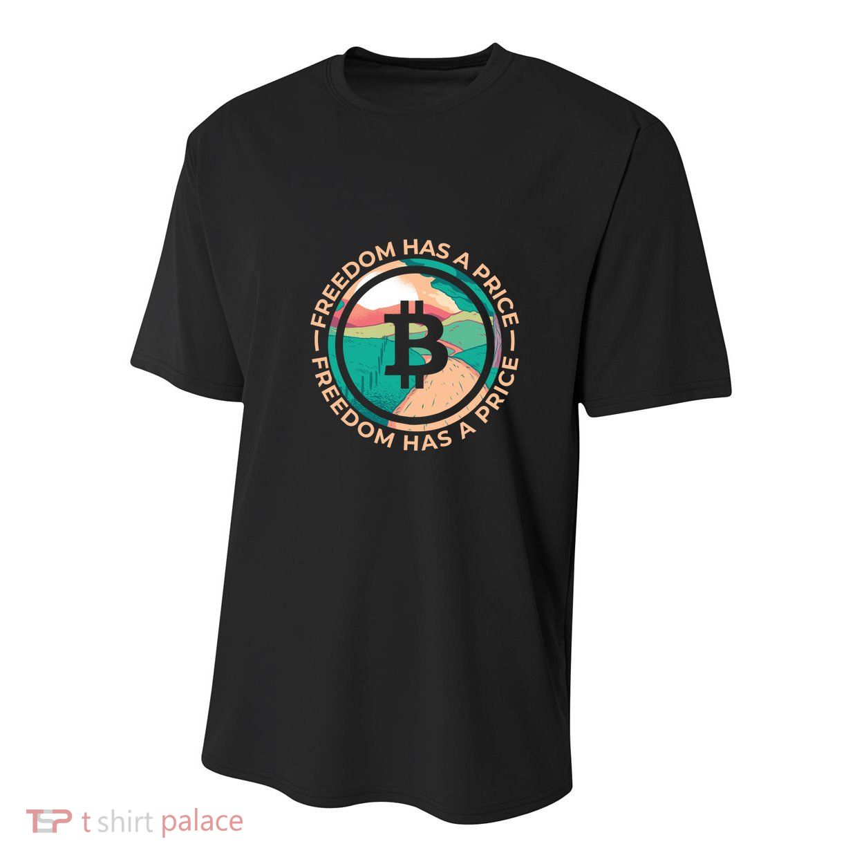Freedom Has  Price Bitcoin Youth Performance Sprint T-Shirt