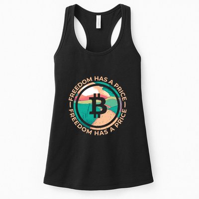 Freedom Has  Price Bitcoin Womens Tank Top