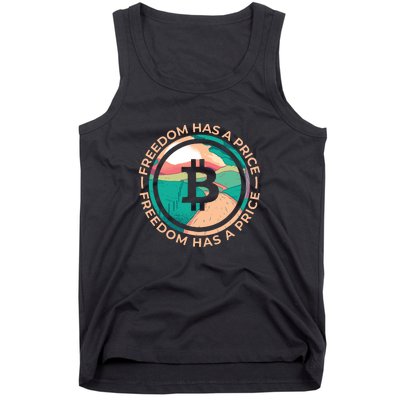 Freedom Has  Price Bitcoin Tank Top