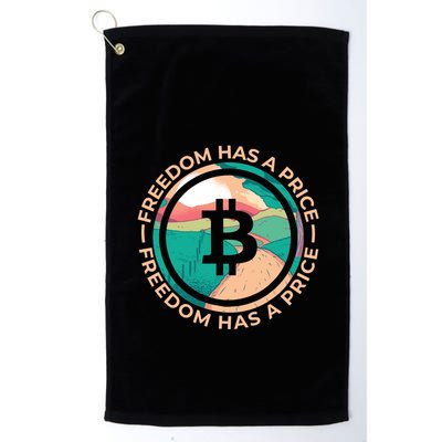Freedom Has  Price Bitcoin Golf Towel