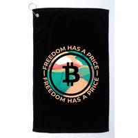 Freedom Has  Price Bitcoin Golf Towel