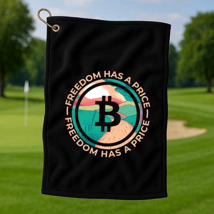 Freedom Has  Price Bitcoin Golf Towel