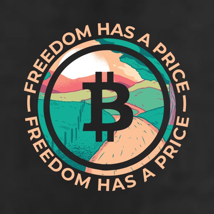 Freedom Has  Price Bitcoin Golf Towel
